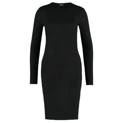 Afbeelding van Urban Classics Ladies RIB Dress Gebreide jurk, Dames, Maat: Large, Black