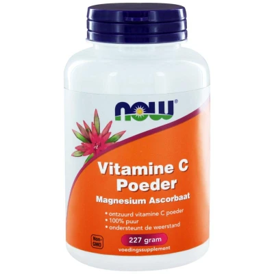 Afbeelding van NOW Vitamine C Poeder Magnesium Ascorbaat 227GR