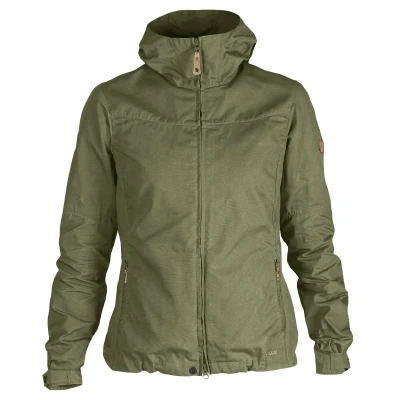 Afbeelding van Stina Outdoor Jack Dames Green 300 S Groen