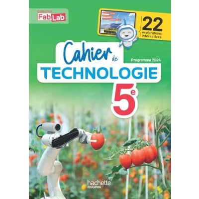 Afbeelding van CAHIER DE TECHNOLOGIE 5E