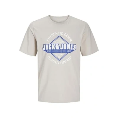 Image de JJELOGO SS25 SN T shirt à col rond 2 COL, Beige clair, M