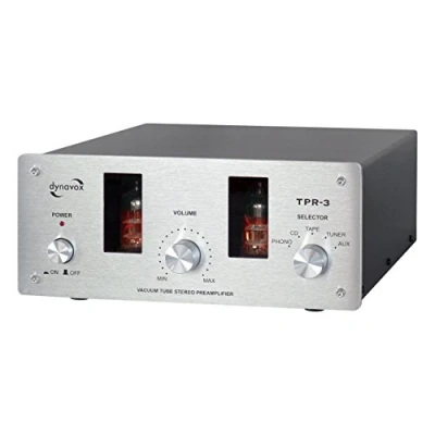 Image de Dynavox TPR 3 Préampli à lampes AUX argent