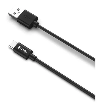 Image de Celly câble de données USB C 100 cm noir