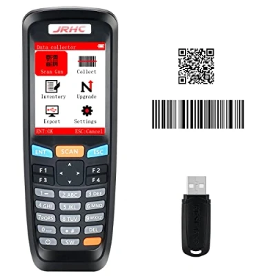 Afbeelding van JRHC 2D Inventaris Barcodescanner 2,4 GHz Draadloos 2,8 inch LCD Lang Overdrachtsbereik