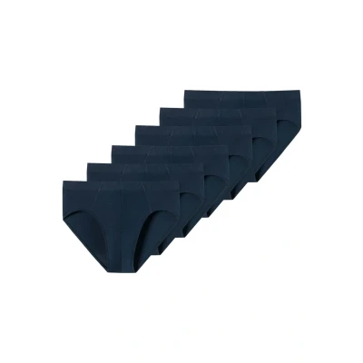 Afbeelding van Schiesser 6 PACK Slip, Heren, Maat: Medium, Dunkelblau