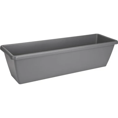 Afbeelding van Elho Barcelona Xl 60 Plantenbak voor Balkon Buiten Ø 59.0 x H 20.5 cm Antraciet