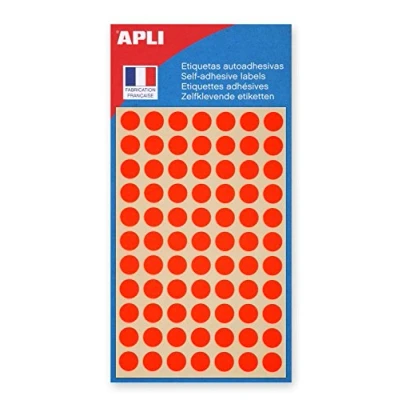 Afbeelding van Apli 111851 verpakking met 385 tabletten, neonoranje, Ø 8 mm