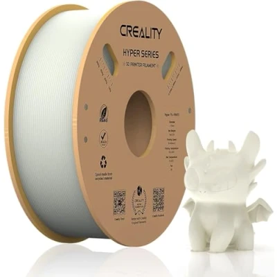 Afbeelding van Creality Hyper PLA filament 1,75 mm, High Speed 30 600 mm/s 3D printerfilament, maatnauwkeurigheid +/ 0,03 voor de meeste printers, spoel 1 kg, wit