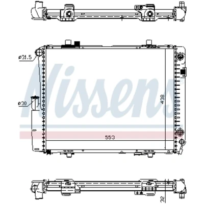 Afbeelding van Nissens Radiateur 62582A