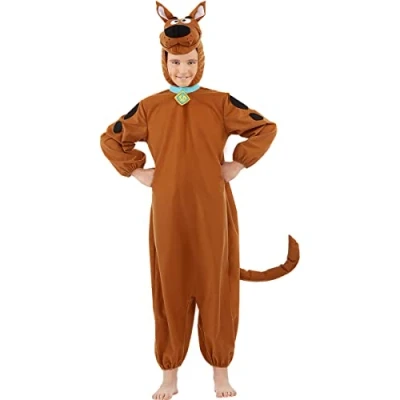 Afbeelding van FUNIDELIA Scooby Doo kostuum voor kinderen Maat: 107 113 cm