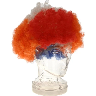 Afbeelding van Feestpruik Holland (Rood, Wit, Blauw, Oranje)