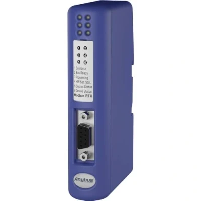 Afbeelding van Anybus AB7010 Modbus RTU Serial converter RS 232, 422, 485, Sub D9 galvanisch gescheiden 24 V/DC 1 stuk(s)