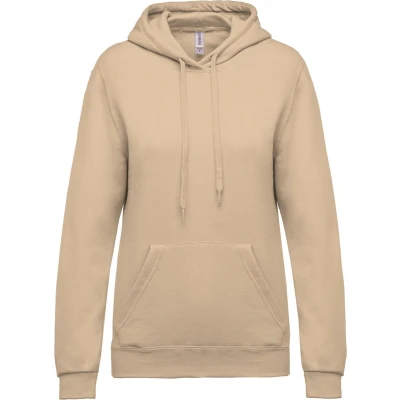 Afbeelding van Kariban Eco damessweater met capuchon K473 Light Sand