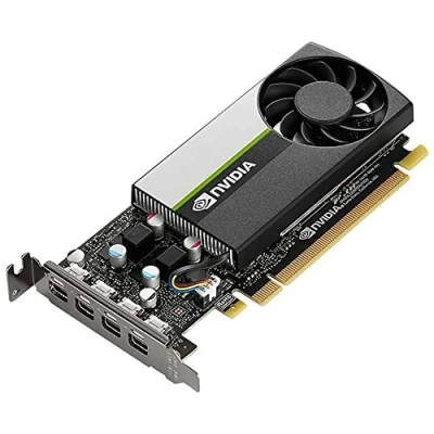 Image de NVIDIA T1000 Carte graphique 4 Go GDDR6 PCIe 3.0 x16 profil bas x Mini DisplayPort