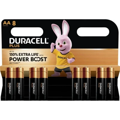 Afbeelding van Duracell Plus Power Boost AA batterij (penlite) Alkaline 1.5 V 8 stuk(s)