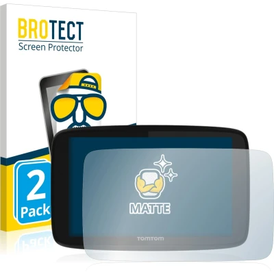 Afbeelding van BROTECT Screenprotector voor TomTom GO 520 / 5200 Folie Beschermfolie matte (2 Stuks)