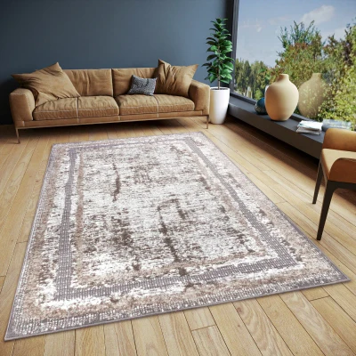 Afbeelding van Vintage Vloerkleed Picasso Crème 200x280cm Grijs 123vloerkleed.nl is de online webshop voor vloerkleden en woonaccessoires.