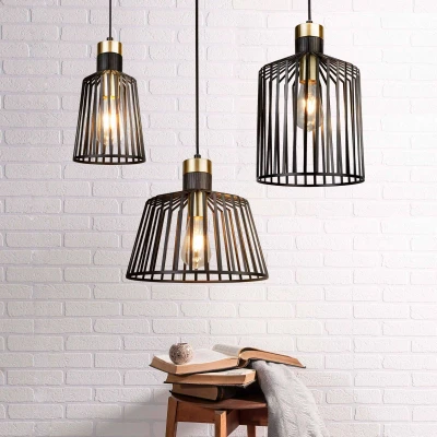 Afbeelding van Hanglamp Bird van metaal, Ø 30 cm