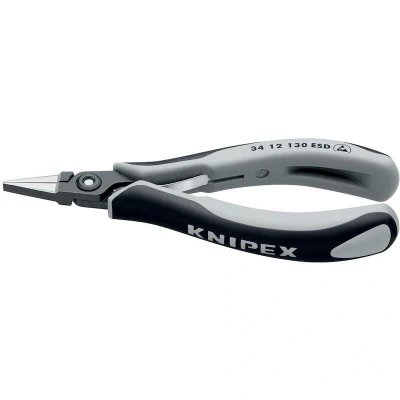 Afbeelding van Knipex 34 12 130 ESD Platte tang Recht 135 mm