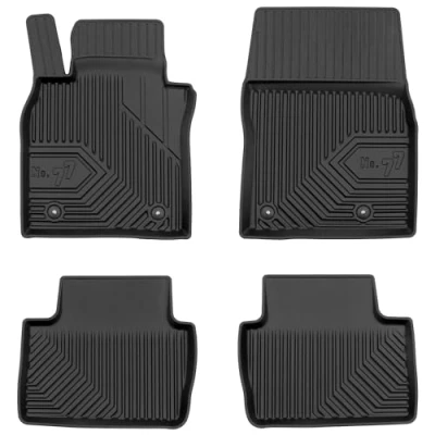 Afbeelding van M MOTOS Rubberen vloermat voor Mazda CX 30 sinds 2019 Verbeter je reiscomfort met de zwarte antislip mat Auto nr. 77 automat alle weersomstandigheden, bescherming tegen