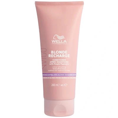 Afbeelding van Conditioner voor Droog Haar Invigo Blonde Recharge Wella (200 ml)