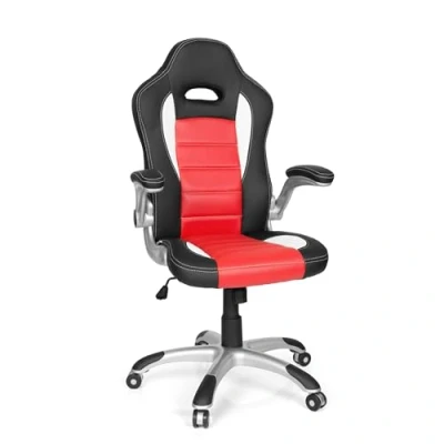 Afbeelding van hjh office Racer Sport Bureaustoel Gamingstoel Rood / zwart