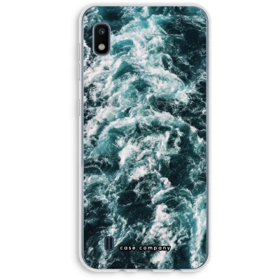 Afbeelding van hoesje geschikt voor Samsung Galaxy A10 Zee golf Soft Cover Telefoonhoesje Bescherming aan alle Kanten en Schermrand