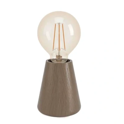 Afbeelding van EGLO Asby Tafellamp E27 10 cm Donkerbruin Hout
