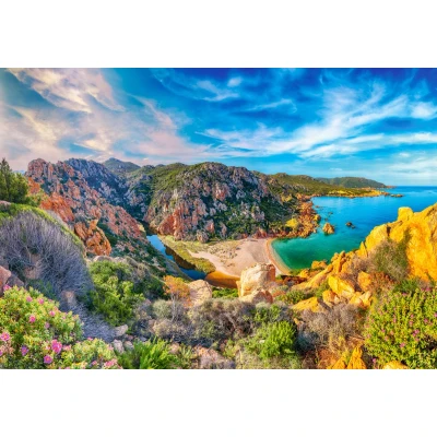 Afbeelding van Castorland Puzzel 1500 stukjes Costa Paradiso, Sardinië, Italië (1500 onderdelen)