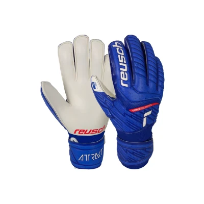 Afbeelding van Reusch 4060485281758 keepershandschoenen met praktische vingerbescherming, uniseks, donkerblauw/wit, maat 8