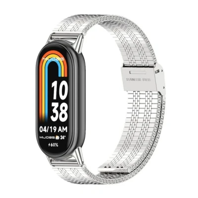 Afbeelding van Stalen RVS Band Zilver Xiaomi Smart 8