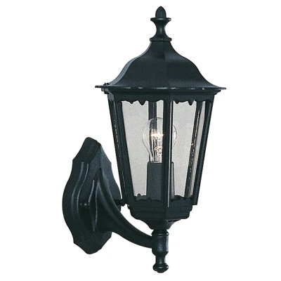 Afbeelding van Searchlight Alex Buiten Wandverlichting 23 X 43 Cm IP44 Mat Zwart