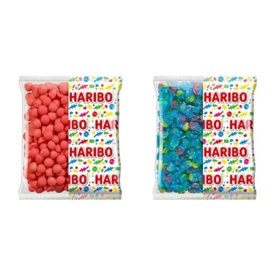 Afbeelding van Haribo Mix Tagada aardbei (1 x 1,5 kg) smurfen 2