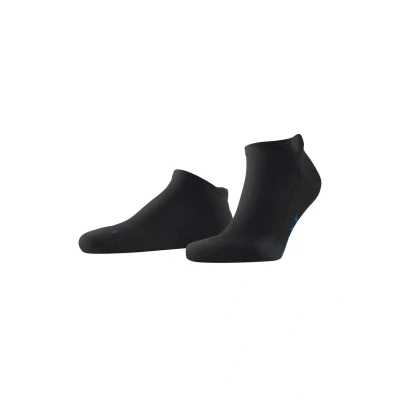 Afbeelding van FALKE Keep Warm kort eenkleurig wol sneakersokken enkelsokken unisex zwart maat 44 45