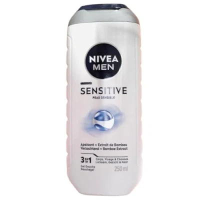 Afbeelding van NIVEA MEN Sensitive 3 in 1 douchegel voor een gevoelige huid 250 ml