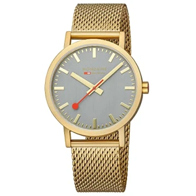 Afbeelding van Mondaine M660.30360.80SBM Horloge Milanees Grijs 40mm