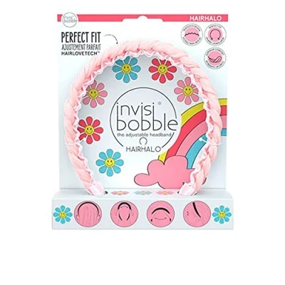 Afbeelding van Invisibobble HairHalo Eat,Pink,And Be Merry.