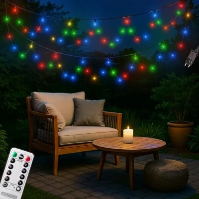 Afbeelding van Monzana Lichtsnoer 400 LEDS Afstandsbediening Timer Multicolor