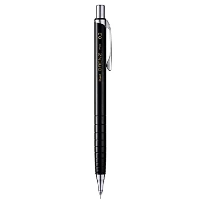 Afbeelding van Pentel XPP502 AX ORENZ vulpotlood met innovatieve stiftgeleiding, 0,2 mm, op blisterkaart, zwart mm