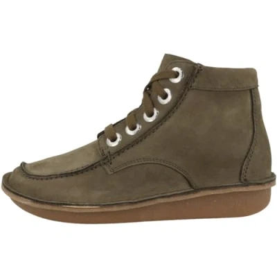 Afbeelding van Clarks Grappige cederhout, modieuze dameslaarzen, Donker olijfgroen