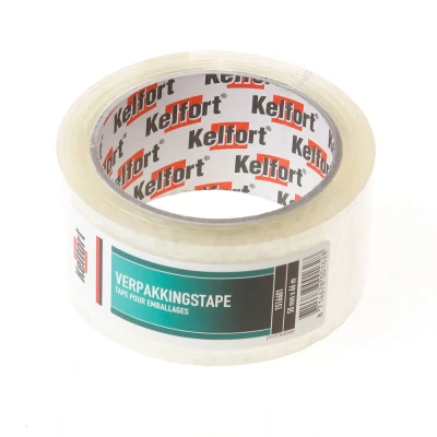 Afbeelding van Kelfort Verpakkingstape transparant, 50mm x 66 meter