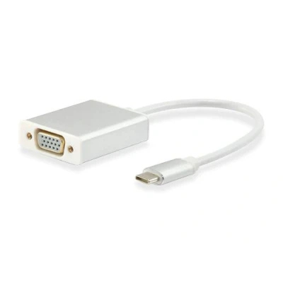 Afbeelding van Equip 133451 USB Type C Male to HD15 VGA Female Adapter, 15cm