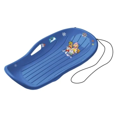 Afbeelding van BIG Snow Carver Paw Patrol slee lange trekkoord blauw vanaf 5 jaar