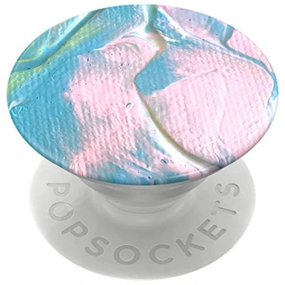 Afbeelding van PopSockets PopGrip houder en handgreep voor smartphone tablet met verwisselbare top Painterly Gloss