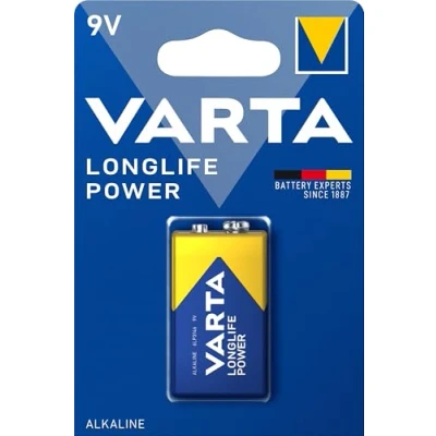 Afbeelding van Varta 9 V High Energy alkaline mangaan batterij