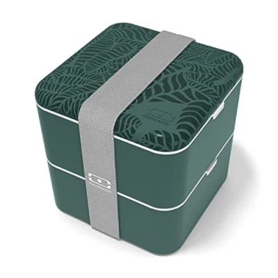Afbeelding van Monbento Bento Square Graphic Jungle zielony