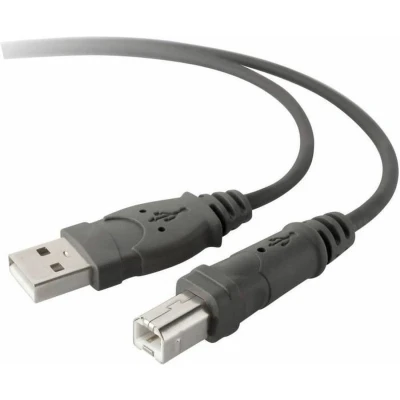 Afbeelding van Belkin USB 2.0 A B, 3m kabel B Grijs
