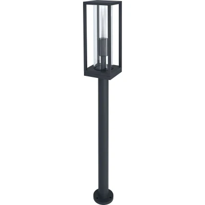 Afbeelding van LEDVANCE LED vloerlamp en bewegende licht voor 1x E27 lampen, ontwerp met frame buiten Direkt verlichting, 80cm hoogte, gemaakt van hoogwaardig aluminium, endura post