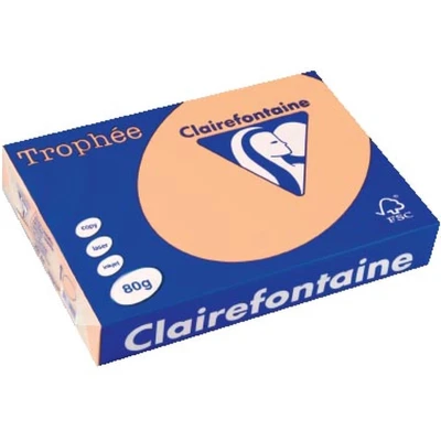 Afbeelding van Clairefontaine Trophée Gekleurd Papier, A4, 80 G, 500 Vel, Zalm Papier