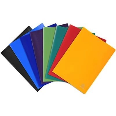 Image de Porte vues prolypropylene souple pochettes grainees opaque 100 a4